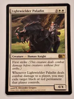 Lightwielder Paladin - Magic 2010 Core Set M10 - Magic the Gathering MTG Nice! - Image 1