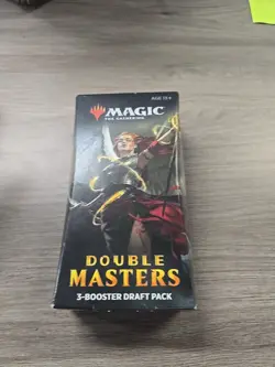 Magic the Gathering Mtg Double Masters 2020 3-Pack Draft Booster Factory Sealed - Image 1