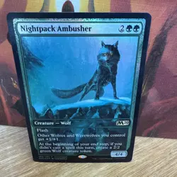 MTG Nightpack Ambusher (2019 Convention Exclusive) | Media Promos Foil NM - Image 1