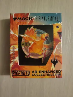 MTG Pinfinity Final Fantasy AR Enhanced Pin. Magic. FF Chocobo Racing Promo. - Image 1
