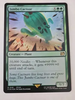 MTG - Jumbo Cactuar FOIL - Final Fantasy - Image 1