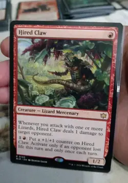 MTG - Hired Claw - Bloomburrow R 0140 - Image 1