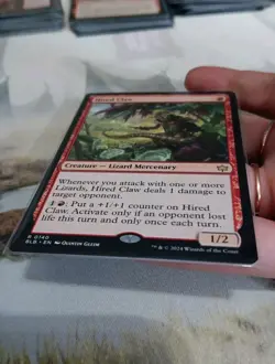 MTG - Hired Claw - Bloomburrow R 0140 - Image 3