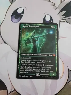 MTG Nylea, Keen-Eyed Theros Beyond Death 266 Regular Mythic W5 - Image 1