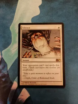 Silence - Magic 2011 M11 Rare - MTG LP - Image 1