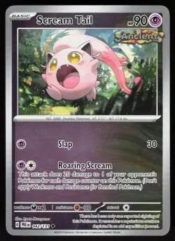 Scream Tail 042/131 Uncommon Prismatic Evolutions Pokemon Reverse Holo Near Mint - Image 1
