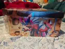 Pokemon Slashing Legends Tin - Koraidon EX Factory Sealed 5 Booster Packs NIB! - Image 2