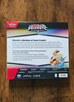 Pokemon TCG: Scarlet & Violet Prismatic Evolutions Poster Collection Box Sealed - Image 2