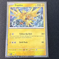 🔥 Pokemon Zapdos #157 SV Black Star Promo Holo – NM/Mint – Scarlet & Violet 🔥 - Image 1