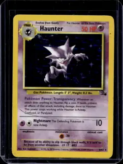 1999 Pokemon Fossil Haunter #6/62 - Image 1