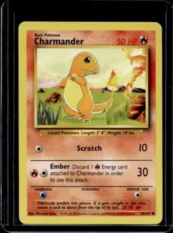 1999 Pokemon Unlimited Charmander Common #46/102 - Image 1