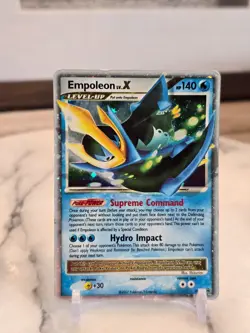 Pokemon TCG Empoleon LV X DP11 HOLO 2007, Heavy Play - Image 1