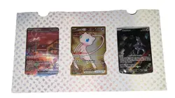 Pokemon TCG 151 UPC Promo Set Mew 053, Mewtwo 052, Metal Mew 205 New Sealed - Image 1