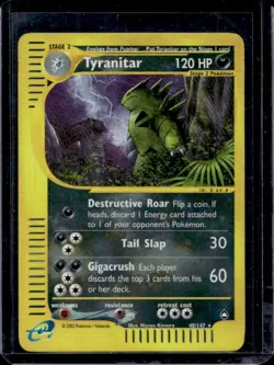 2003 Pokemon Aquapolis Tyranitar #40/147 - Image 1