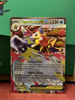 Mega Starmie ex 021/088 Double Rare Perfect Order Pokemon NM - Image 1
