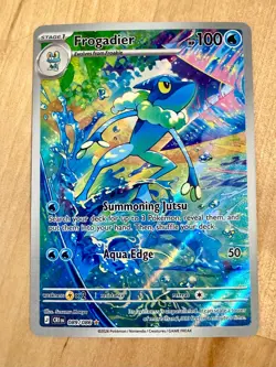 Pokemon TCG Chaos Rising Frogadier Illustration Rare 089/086 MINT ON HAND - Image 1
