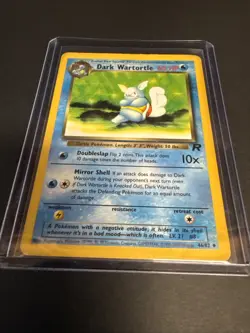 Pokemon '008 Dark Wartortle 46/82 Team Rocket Uncommon Vintage WOTC 2000 - Image 1