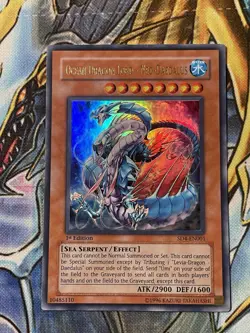 Ocean Dragon Lord Neo Daedalus SD4-EN001 Corrected Text Ultra Rare 1st Ed VLP - Image 1