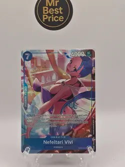 One Piece TCG Nelfeltari Vivi Alt Art AA EB04-025 SR NM OP14 Eng Card Game CCG - Image 1