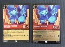 Disney Lorcana Scrooge McDuck Ghostly Ebenezer Uncommon Foil Winterspell Qty 2 - Image 1