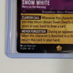 Disney Lorcana Snow White - Merry as the Morning 37/204 EN - Image 4