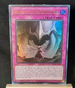 Yu-Gi-Oh! Songs of the Dominators *ULTRA RARE* RA05-EN081 1st Edition NM - Image 1