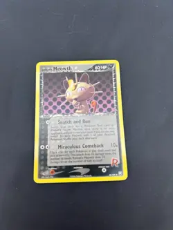 Pokemon Card - Rocket's Meowth Team Rocket Returns 46/109 Uncommon - Image 1
