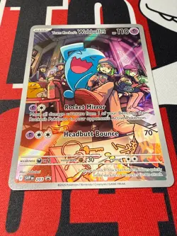 Team Rocket's Wobbuffet 203 Sv: Scarlet & Violet Promo Cards Holo NM - Image 2