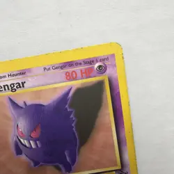 Pokemon Card Gengar 20/62 Fossil Regular MP / HP See Pics - Image 3