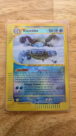 Blastoise 04/165 Reverse Holo - Expedition Base Set - Pokemon Card - Image 1