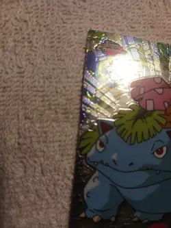 Venusaur Topps Chrome Series #1 Pokemon Card #03 TV Animation - MP - Image 3