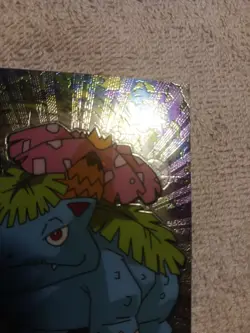 Venusaur Topps Chrome Series #1 Pokemon Card #03 TV Animation - MP - Image 4