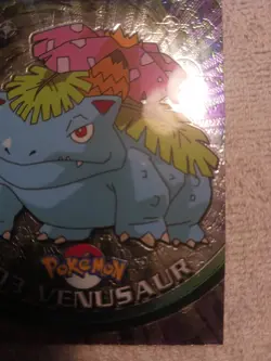 Venusaur Topps Chrome Series #1 Pokemon Card #03 TV Animation - MP - Image 5