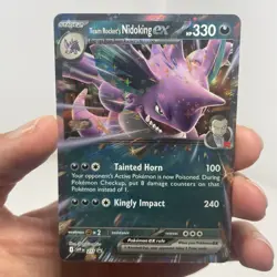 Team Rocket's Nidoking ex 217 Sv: Scarlet & Violet Promo Cards Holo - Image 1