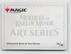 MTG Murders At Karlov Manor Art Series Undergrowth Recon x1 NM 16/49 - Image 2