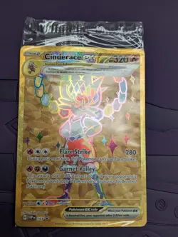 Terapagos UPC SEALED 3 CARD PROMO SET - Cinderace ex, Lapras ex, Terapagos ex - Image 4