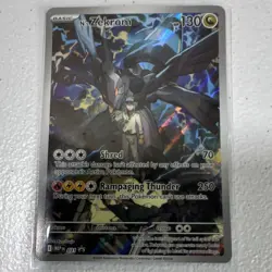 Pokemon N's Zekrom 031/MEP Full Art Promo Black Star Holo 130HP Basic Card TCG - Image 1