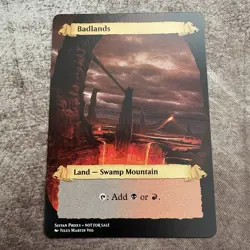 Badlands - Custom Art MTG Magic The Gathering Playtest Card - Image 1
