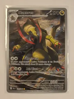 Haxorus 147/086 SV: Black Bolt Illustration Rare Pokemon Card - Image 1
