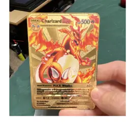 Pokemon TCG Charizard DX HP 500 Metal Card - Image 1
