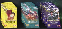 One Piece TCG - 18x Sealed Booster Card Pack OP07 OP08 OP10 - Image 1