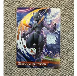 Nintendo Shadow Mewtwo Pokken Tournament amiibo Pokemon Card 001-AC-COE English - Image 1