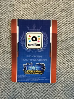 Nintendo Shadow Mewtwo Pokken Tournament amiibo Pokemon Card 001-AC-COE English - Image 2