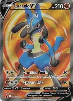 Lucario V - Holo Promo SWSH: Sword & Shield Promo Cards SWSH213 NM - Image 1