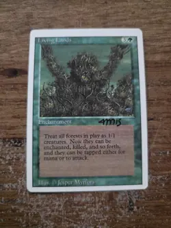 Living Lands SIGNED By Jesper Myfors Magic The Gathering - Image 1