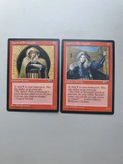 Agent of Stromgald x2, MTG Alliances (1996) Common Red Creature NM+ - Image 1