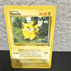 The Pokemon Company Pikachu 60/64 Jungle Unlimited Regular Common 50 HP Eng - Image 1