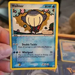 Pokemon Wailmer Legend Maker Holo 49/92 80 HP Basic English Card - Image 2