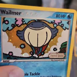 Pokemon Wailmer Legend Maker Holo 49/92 80 HP Basic English Card - Image 4