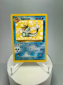 Pokemon Vaporeon 28/64 Jungle Rare Non-Holo NM Vintage WOTC - Image 1